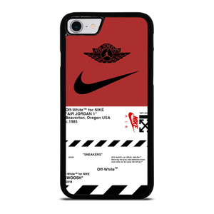 NIKE AIR JORDAN OFF WHITE LOGO iPhone SE 2022 Case Cover