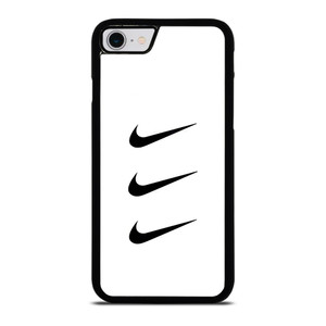 NIKE TRIPPLE SWOOSH WHITE iPhone SE 2022 Case Cover