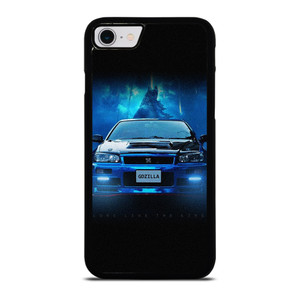 NISSAN GTR GODZILLA BLUE iPhone SE 2022 Case Cover NISSAN GTR GODZILLA BLUE iPhone SE 2022 Case Cover