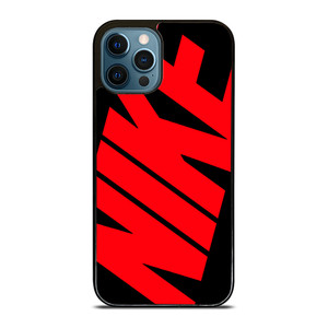 NIKE RED LOGO iPhone 12 Pro Max Case Cover