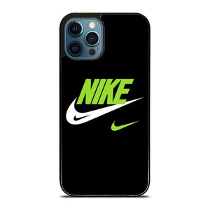 NIKE SWOOSH GREEN iPhone 12 Pro Max Case Cover