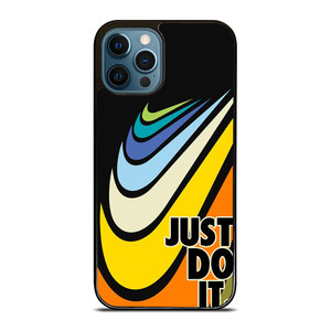 NIKE SWOOSH RETRO JUST DO IT iPhone 12 Pro Max Case Cover