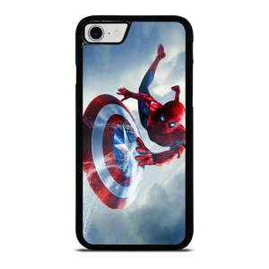 SPIDERMAN X CAPTAIN AMERICA iPhone SE 2022 Case Cover