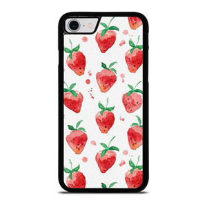 STRAWBERRY BRUSHED PATTERN iPhone SE 2022 Case Cover