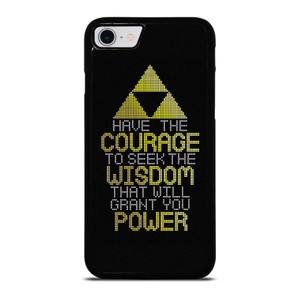 TRIFORCE ZELDA QUOTES iPhone SE 2022 Case Cover