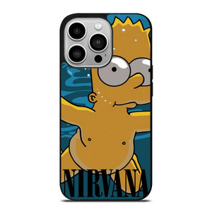 BART SIMPSONS NEVERMIND NIRVANA iPhone 14 Pro Case Cover BART SIMPSONS NEVERMIND NIRVANA iPhone 14 Pro Case Cover