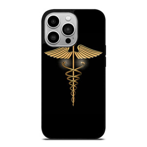 CADUCEUS MEDICAL SYMBOL iPhone 14 Pro Case Cover