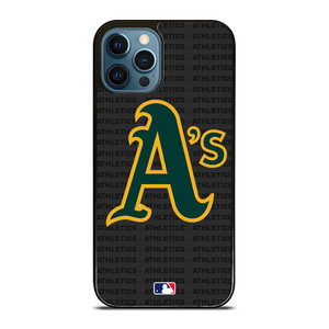 OAKLAND ATHLETICS BASEBALL BLACK iPhone 12 Pro Max Case Cover