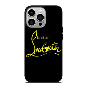 CHRISTIAN LOUBOUTIN GOLD LOGO iPhone 14 Pro Case Cover CHRISTIAN LOUBOUTIN GOLD LOGO iPhone 14 Pro Case Cover