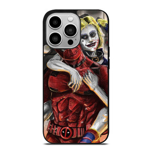 DEADPOOL HARLEY QUINN ART iPhone 14 Pro Case Cover