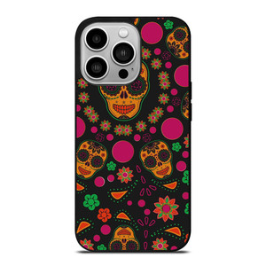 DIA DE LOS MUERTOS PATTERN iPhone 14 Pro Case Cover
