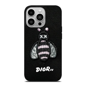 DIOR X KAWS BEE BLACK iPhone 14 Pro Case Cover