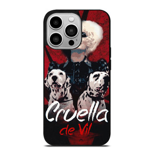 DISNEY CRUELLA DE VIL DALMATIAN iPhone 14 Pro Case Cover