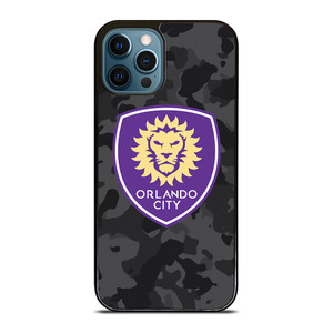 ORLANDO CITY SC MLS BLACK CAMO iPhone 12 Pro Max Case Cover