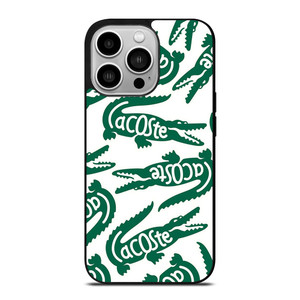 LACOSTE PATTERN iPhone 14 Pro Case Cover