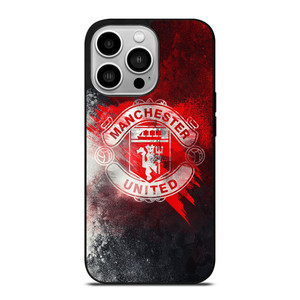 MANCHESTER UNITED FOOTBALL CLUB LOGO iPhone 14 Pro Case Cover