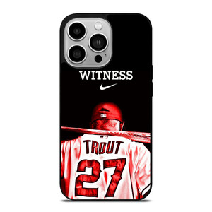MIKE TROUT LOS ANGELES ANGELS BASEBALL iPhone 14 Pro Case Cover