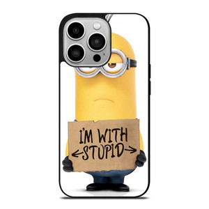 MINIONS CARTOON FUNNY iPhone 14 Pro Case Cover