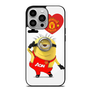MINIONS LOVE MANCHESTER UNITED iPhone 14 Pro Case Cover MINIONS LOVE MANCHESTER UNITED iPhone 14 Pro Case Cover