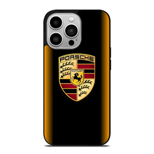 PORSCHE CAR GOLD iPhone 14 Pro Case Cover PORSCHE CAR GOLD iPhone 14 Pro Case Cover