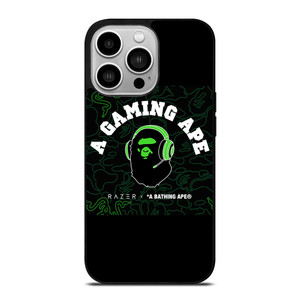 RAZER X BAPE A GAMING APE iPhone 14 Pro Case Cover