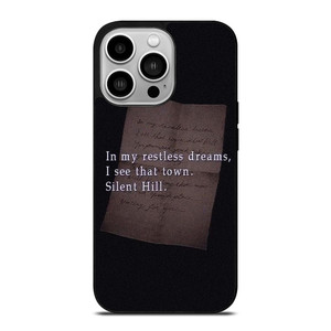 SILENT HILL GAMES LETTER iPhone 14 Pro Case Cover SILENT HILL GAMES LETTER iPhone 14 Pro Case Cover