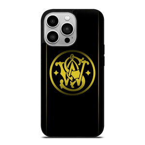 SMITH AND WESSON GOLD iPhone 14 Pro Case Cover SMITH AND WESSON GOLD iPhone 14 Pro Case Cover