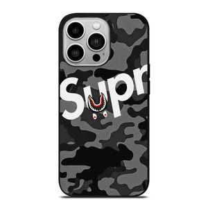 SUPREME BAPE SHARK iPhone 14 Pro Case Cover SUPREME BAPE SHARK iPhone 14 Pro Case Cover