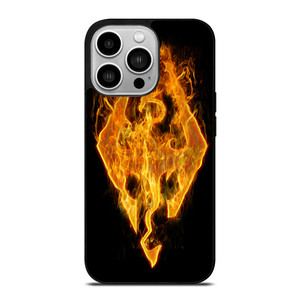 THE ELDER SCROLLS SKYRIM FIRE SIGN iPhone 14 Pro Case Cover THE ELDER SCROLLS SKYRIM FIRE SIGN iPhone 14 Pro Case Cover