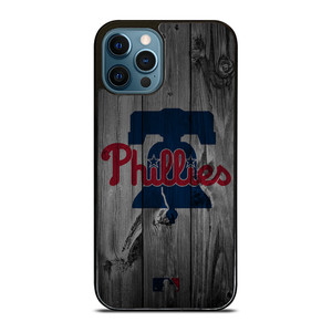 PHILADELPHIA PHILLIES BASEBALL MLB WOOD LOGO iPhone 12 Pro Max Case Cover