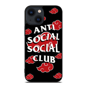 AKATSUKI ANTI SOCIAL SOCIAL CLUB iPhone 14 Plus Case Cover AKATSUKI ANTI SOCIAL SOCIAL CLUB iPhone 14 Plus Case Cover