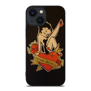 BETTY BOOP HEART BREAKER iPhone 14 Plus Case Cover BETTY BOOP HEART BREAKER iPhone 14 Plus Case Cover