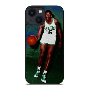 BILL RUSSEL BOSTON CELTIC iPhone 14 Plus Case Cover BILL RUSSEL BOSTON CELTIC iPhone 14 Plus Case Cover