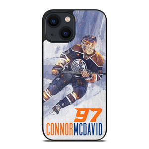 CONNOR MCDAVID EDMONTON OILERS 2 iPhone 14 Plus Case Cover
