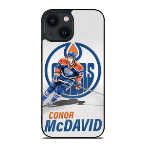 CONNOR MCDAVID EDMONTON OILERS iPhone 14 Plus Case Cover