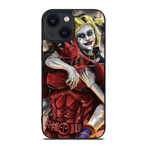 DEADPOOL HARLEY QUINN ART iPhone 14 Plus Case Cover