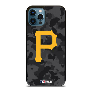 PITTSBURGH PIRATES BASEBALL BLACK CAMO iPhone 12 Pro Max Case Cover