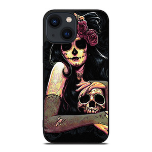 DIA DE LOS MUERTOS ART iPhone 14 Plus Case Cover