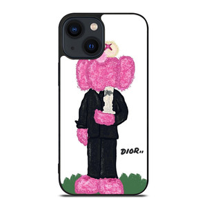 DIOR X KAWS CUTE iPhone 14 Plus Case Cover DIOR X KAWS CUTE iPhone 14 Plus Case Cover