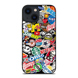 FAMOUS BRAND LOGO MIX iPhone 14 Plus Case Cover FAMOUS BRAND LOGO MIX iPhone 14 Plus Case Cover