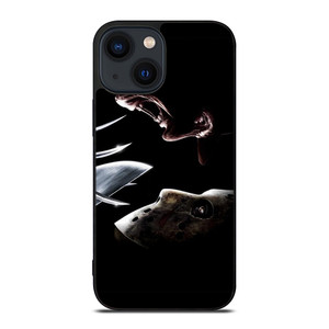 FREDDY KRUEGER VS JASON VOORHEES iPhone 14 Plus Case Cover FREDDY KRUEGER VS JASON VOORHEES iPhone 14 Plus Case Cover