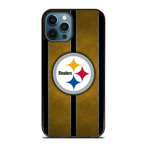 PITTSBURGH STEELERS NFL METAL STRIPE iPhone 12 Pro Max Case Cover
