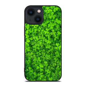 IRISH SHAMROCK CLOVER FLOWER iPhone 14 Plus Case Cover IRISH SHAMROCK CLOVER FLOWER iPhone 14 Plus Case Cover