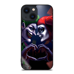 JOKER LOVE HARLEY QUINN ART iPhone 14 Plus Case Cover