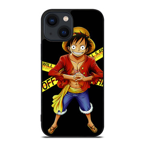 LUFFY OFF WHITE iPhone 14 Plus Case Cover LUFFY OFF WHITE iPhone 14 Plus Case Cover
