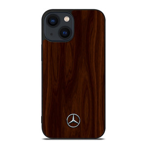 MERCEDES BENZ WOOD BROWN iPhone 14 Plus Case Cover