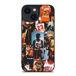 MICHAEL JORDAN RETRO COLLAGE iPhone 14 Plus Case Cover MICHAEL JORDAN RETRO COLLAGE iPhone 14 Plus Case Cover