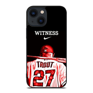 MIKE TROUT LOS ANGELES ANGELS BASEBALL iPhone 14 Plus Case Cover