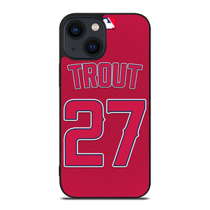 MIKE TROUT LOS ANGELES ANGELS MLB iPhone 14 Plus Case Cover