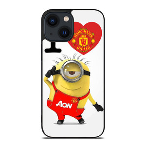 MINIONS LOVE MANCHESTER UNITED iPhone 14 Plus Case Cover MINIONS LOVE MANCHESTER UNITED iPhone 14 Plus Case Cover